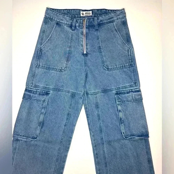 PTCL Women’s Ethical Clothing Cargo Jeans Size- 7 - Picture 2 of 12